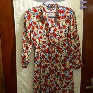 Zara woman premium denim collection maci floral dress